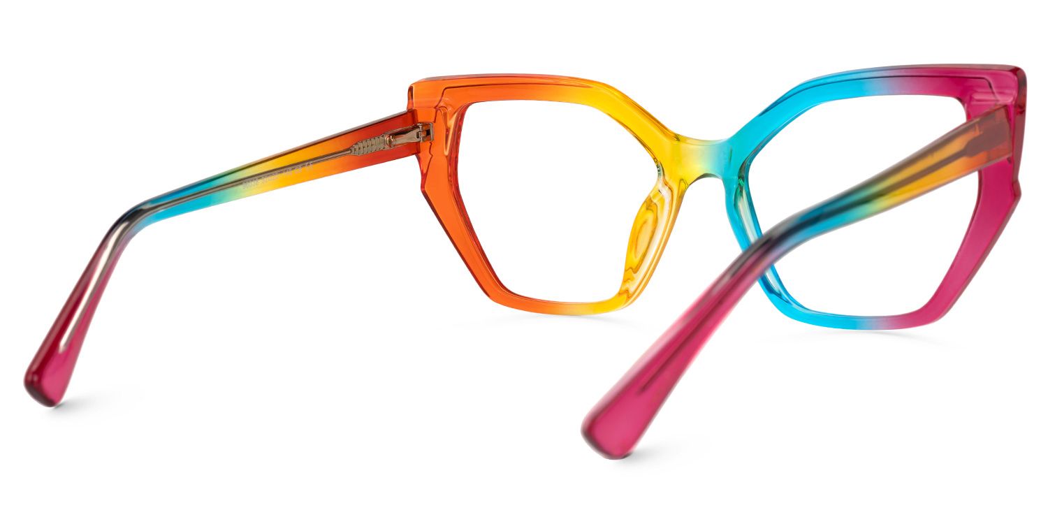 Lorena Geometric Multicolor Glasses | ZEELOOL Canada3