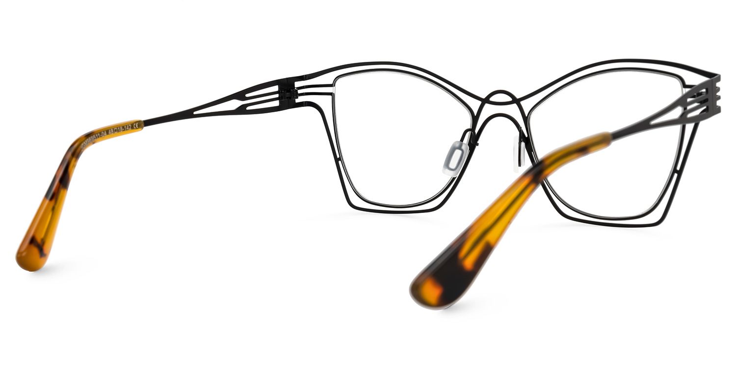 Barajas Cateye Black Glasses | ZEELOOL Canada3