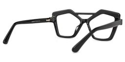 Keawna Geometric Black Glasses3