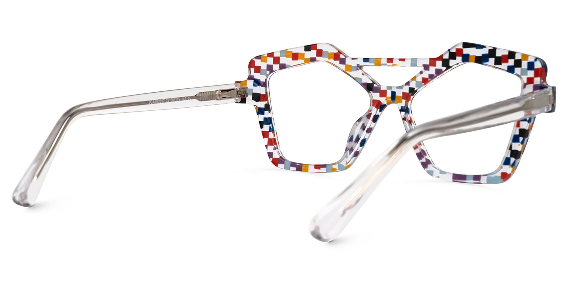 Keawna Geometric Multicolor Glasses | ZEELOOL Canada2