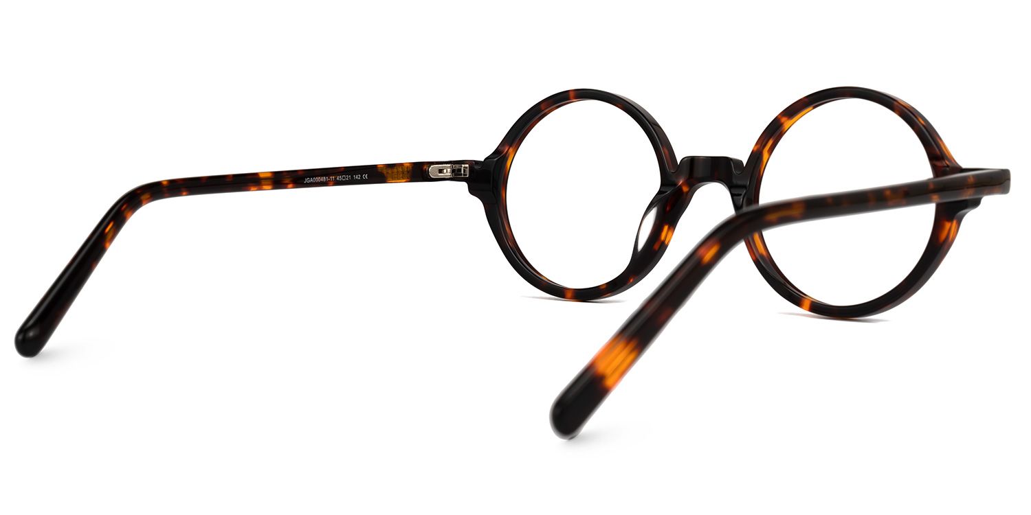Otto Round Tortoise Glasses | ZEELOOL Canada3