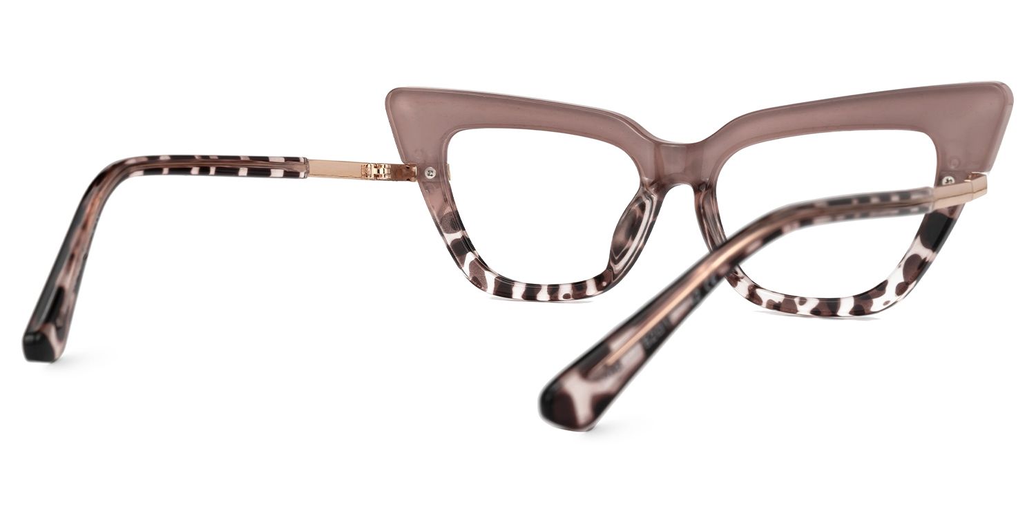 Vanille Cateye Two-Tone Glasses | ZEELOOL Canada3