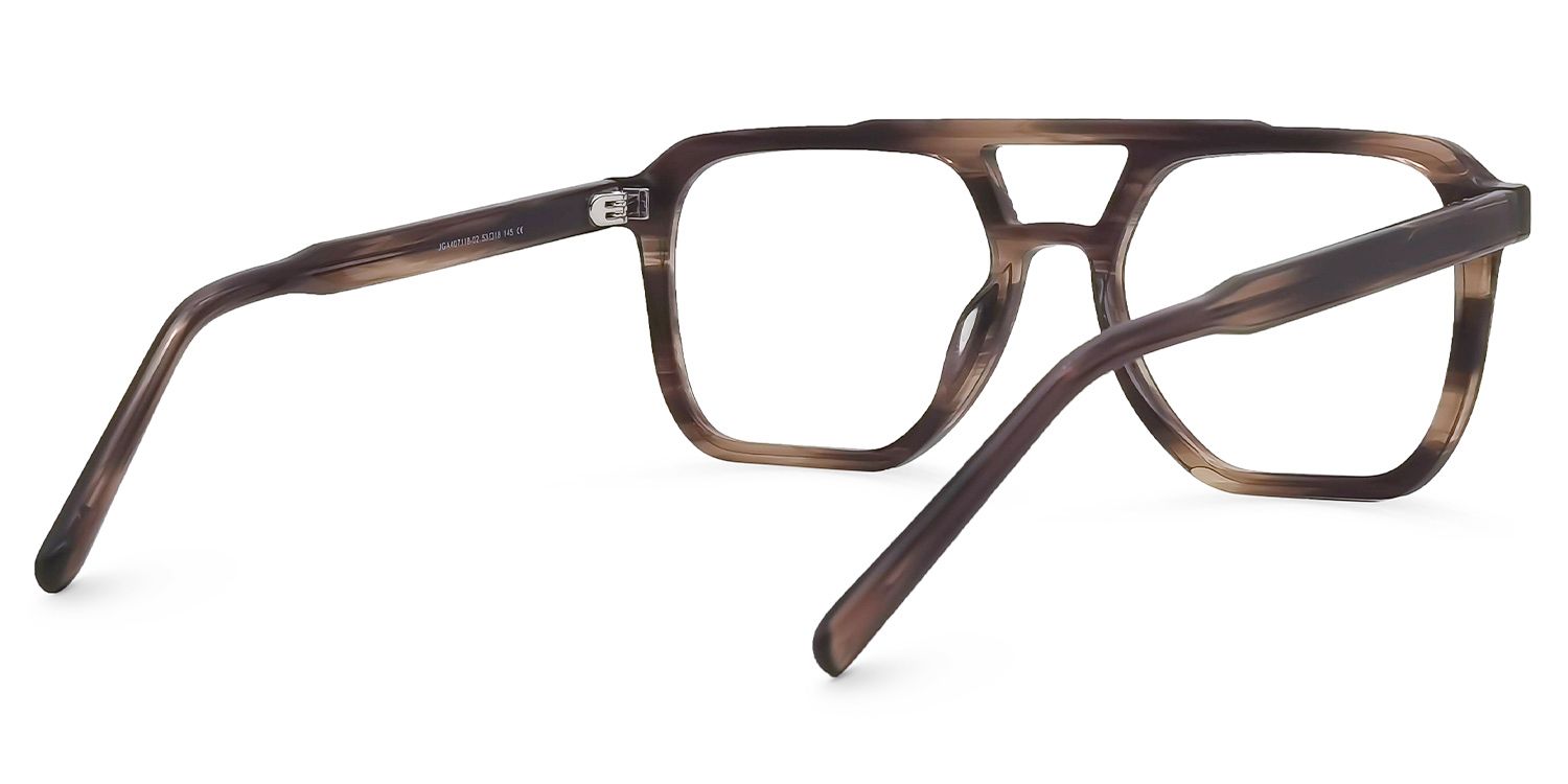 Walsh Aviator Brown Glasses | ZEELOOL Canada3