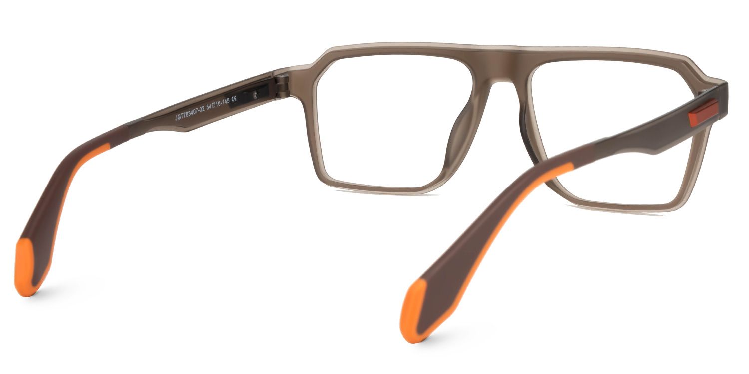 Arnold Aviator Brown Glasses | ZEELOOL Canada3