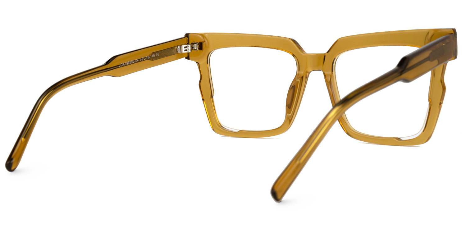 Mariily Square Brown Glasses | ZEELOOL Canada3