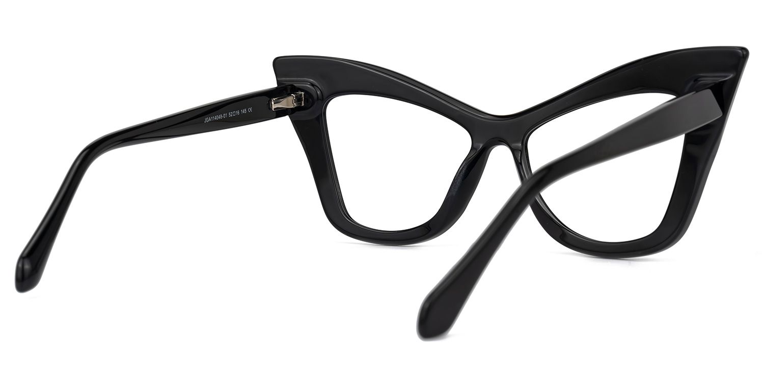 Sindy Cateye Black Glasses | ZEELOOL Canada3