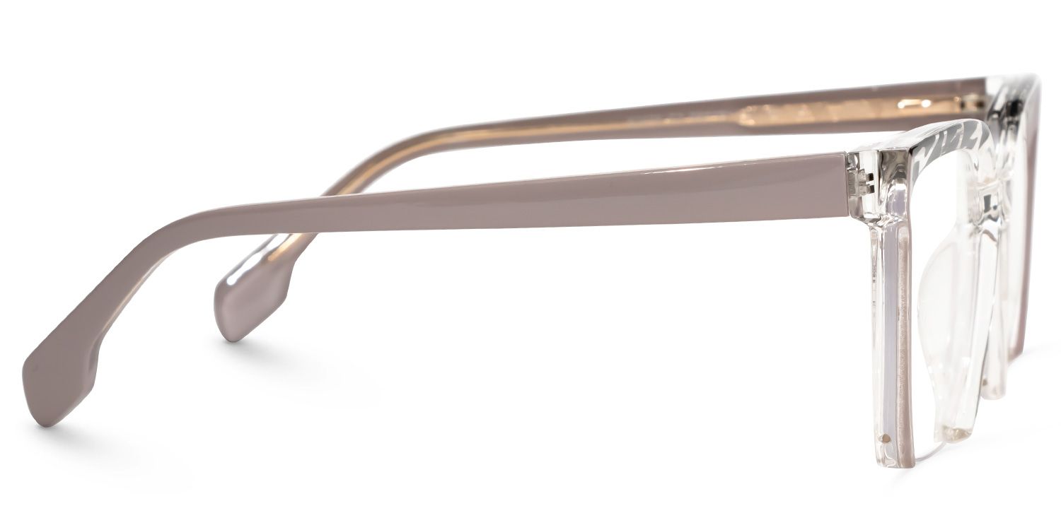 Misty Square Gray Glasses | ZEELOOL Canada2