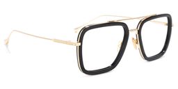 Gifford Aviator Black-Gold Glasses1