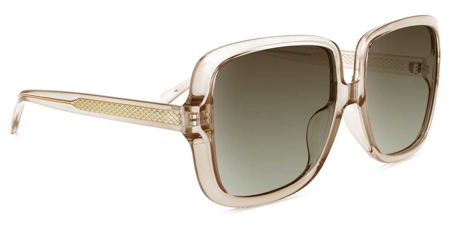 Raymond Square Beige Sunglasses | ZEELOOL Canada2
