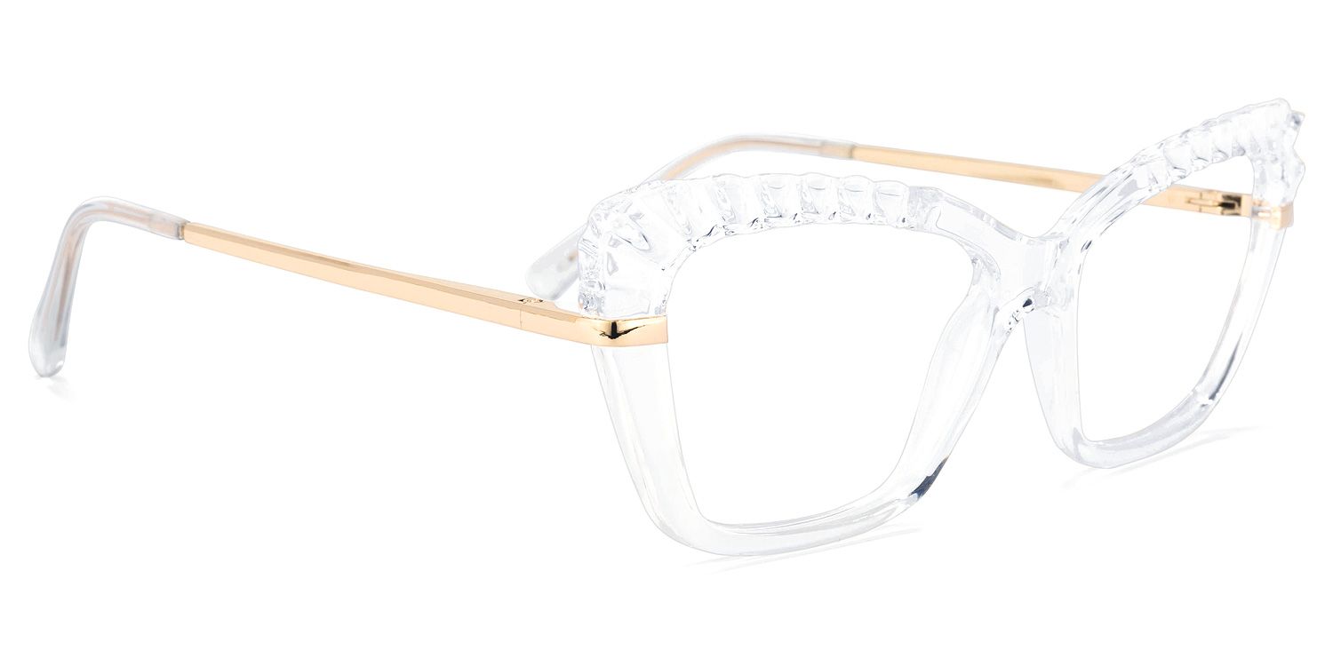 Sophie Cateye Clear Glasses | ZEELOOL Canada2