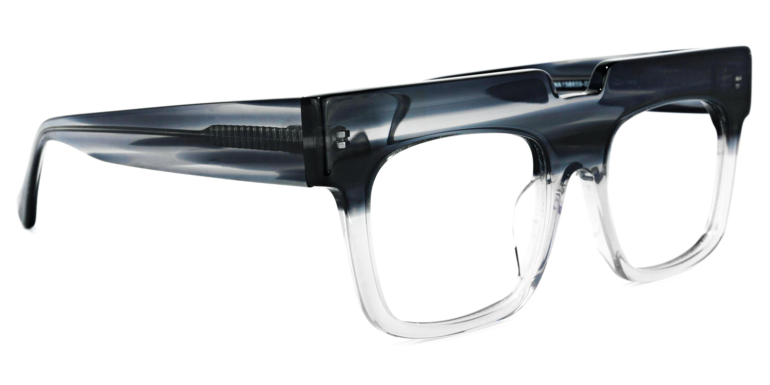 Travis Square Grey Glasses | ZEELOOL Canada2