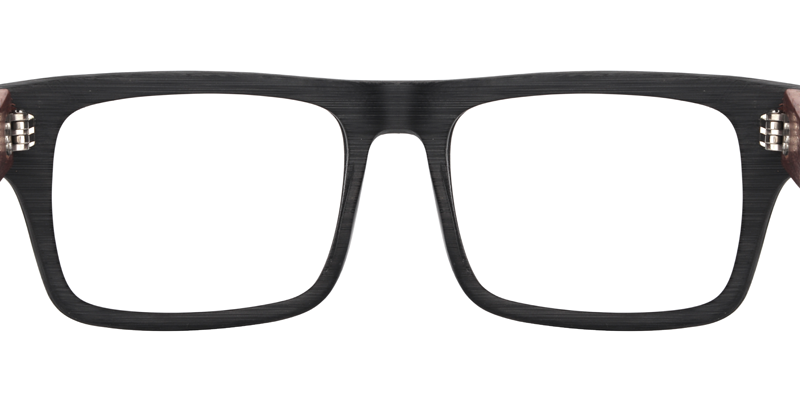 Hunk Rectangle Black Glasses4