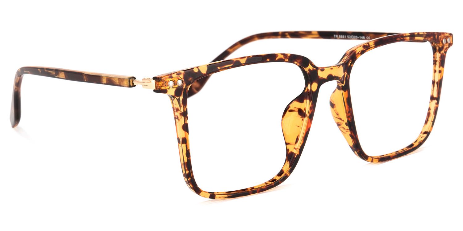 Tobias Square Tortoise Glasses | ZEELOOL Canada2