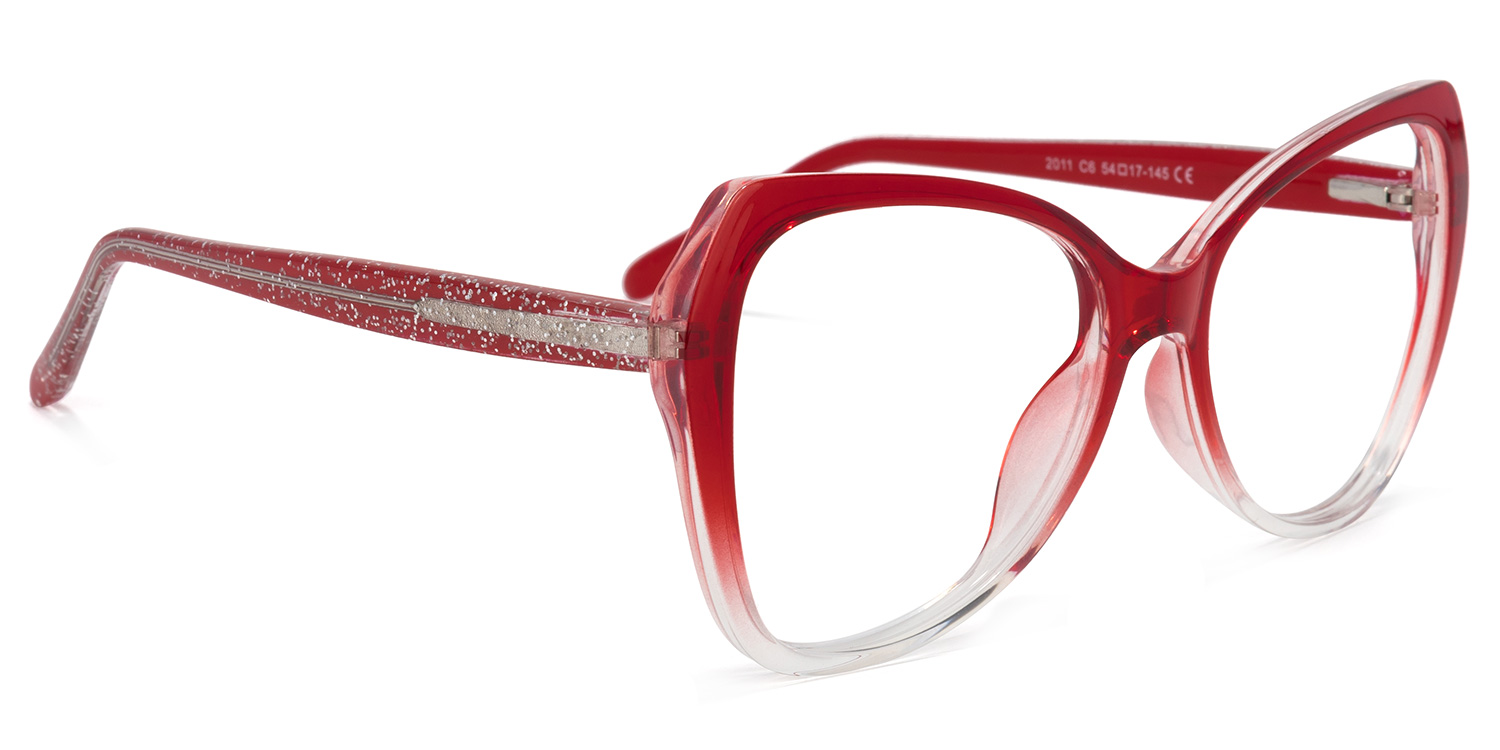 Eleanora Butterfly Red Glasses | ZEELOOL Canada4
