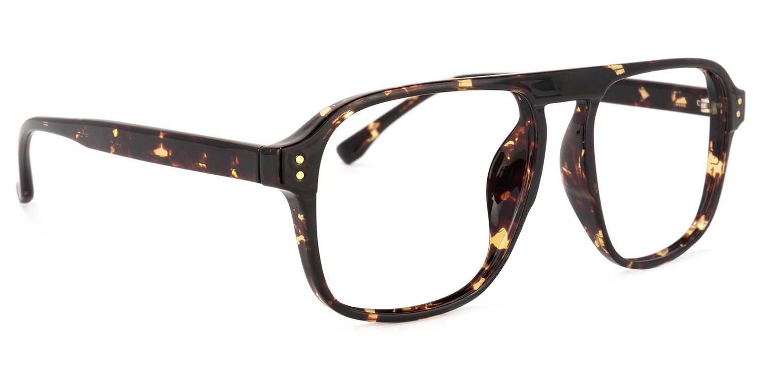 Willow Geometric Tortoise Glasses | ZEELOOL Canada2