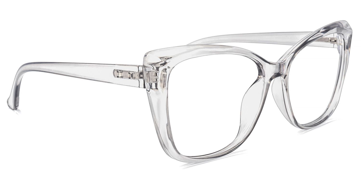 Wallace Cateye Gray Glasses | ZEELOOL Canada2