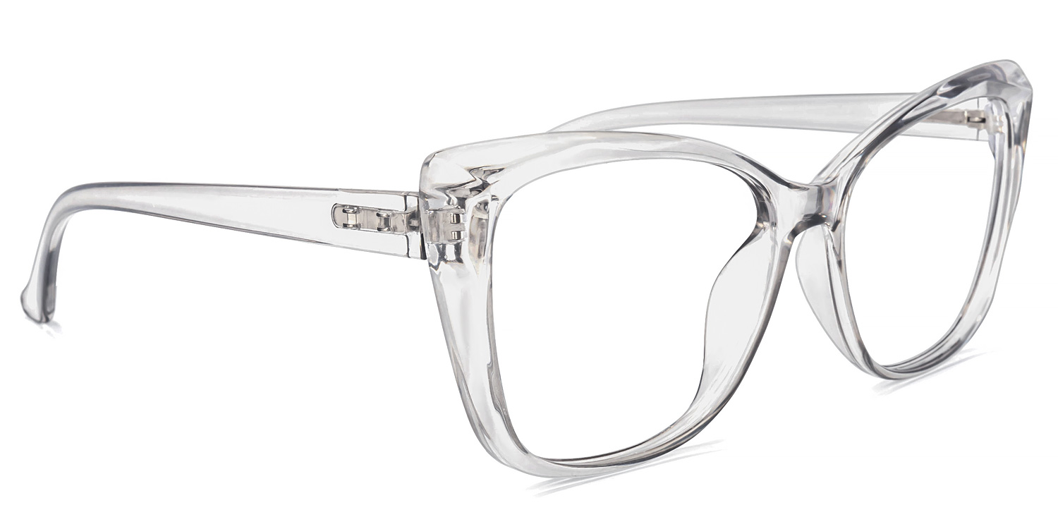Wallace Cateye Gray Glasses | ZEELOOL Canada2