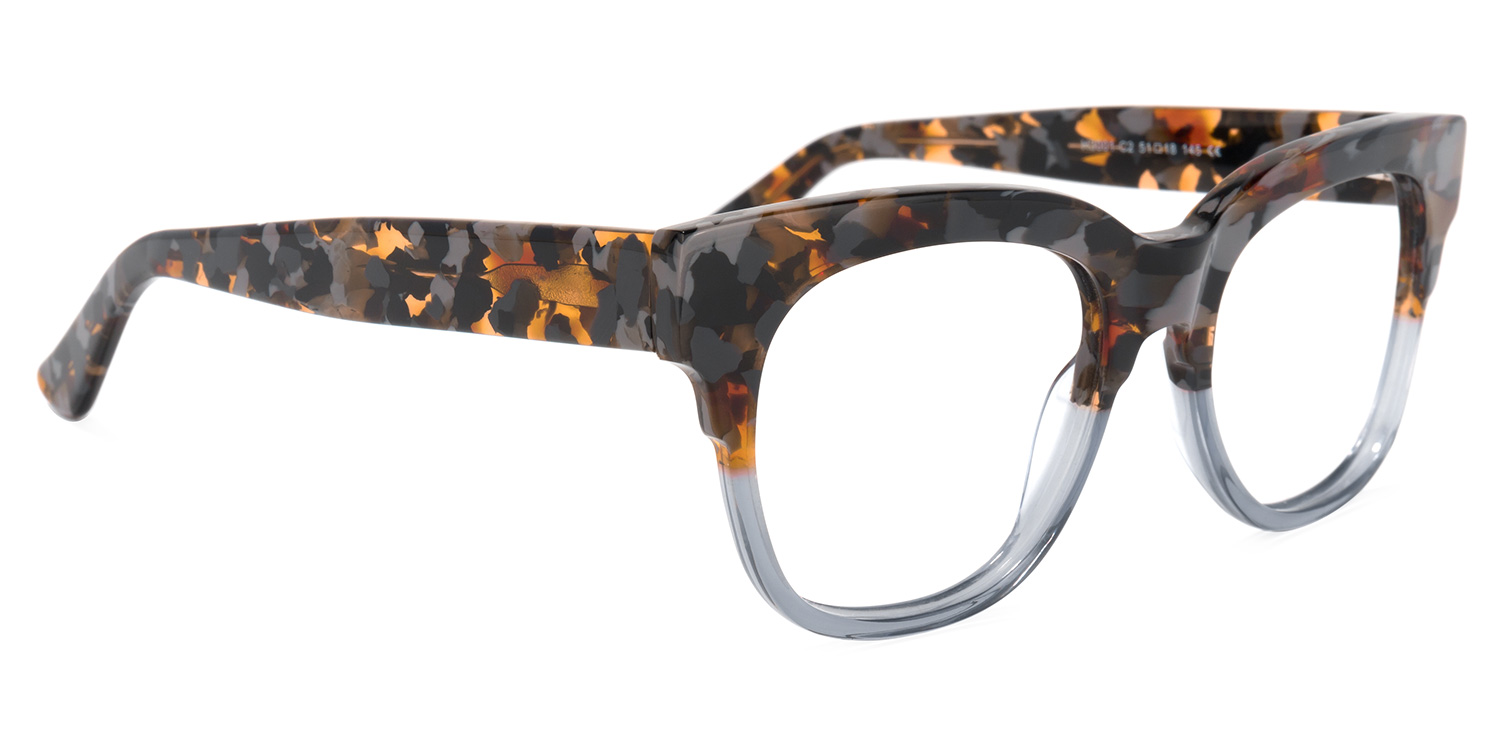 Yessenia Square Gray Glasses | ZEELOOL Canada2