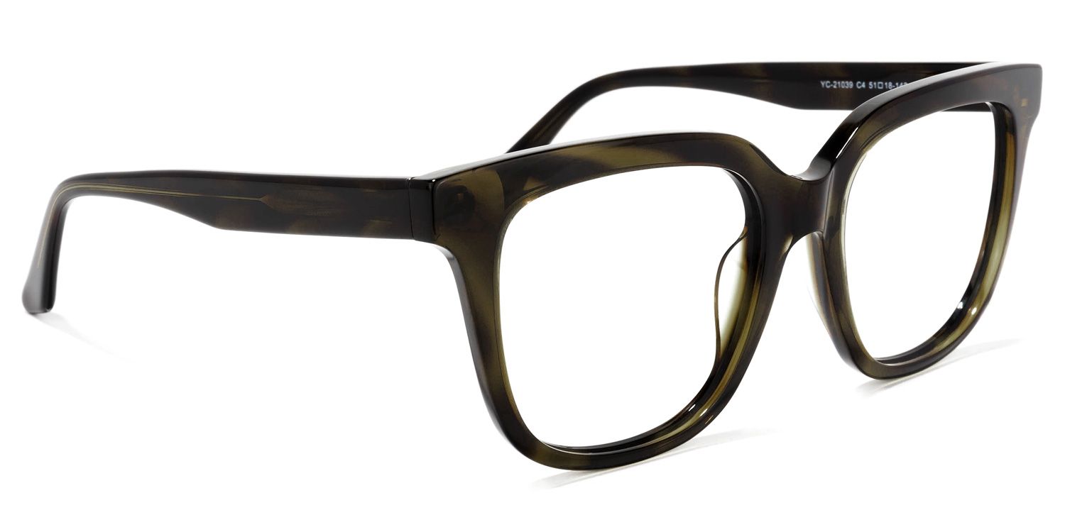 Quiana Square Dark-Tortoise Glasses | ZEELOOL Canada2