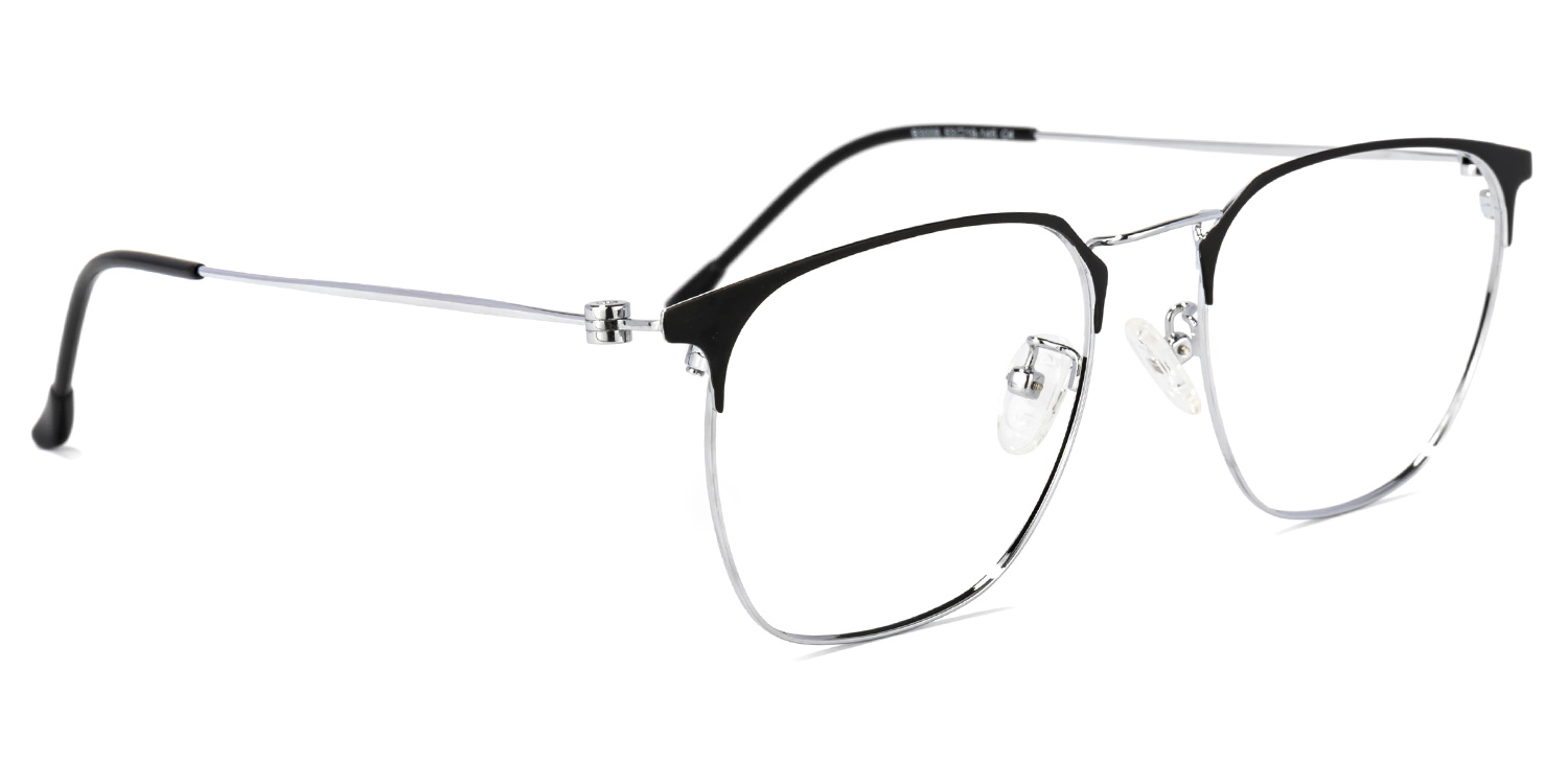 Yulisa Browline Silver Glasses2