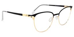 Yelena Sqaure Black Glasses2