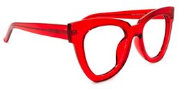 Yaser Cateye Red Glasses2