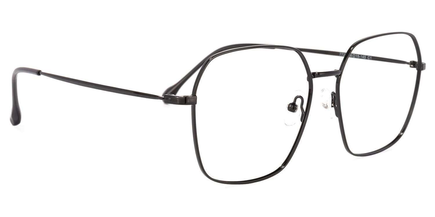 Zander Square Black Glasses2