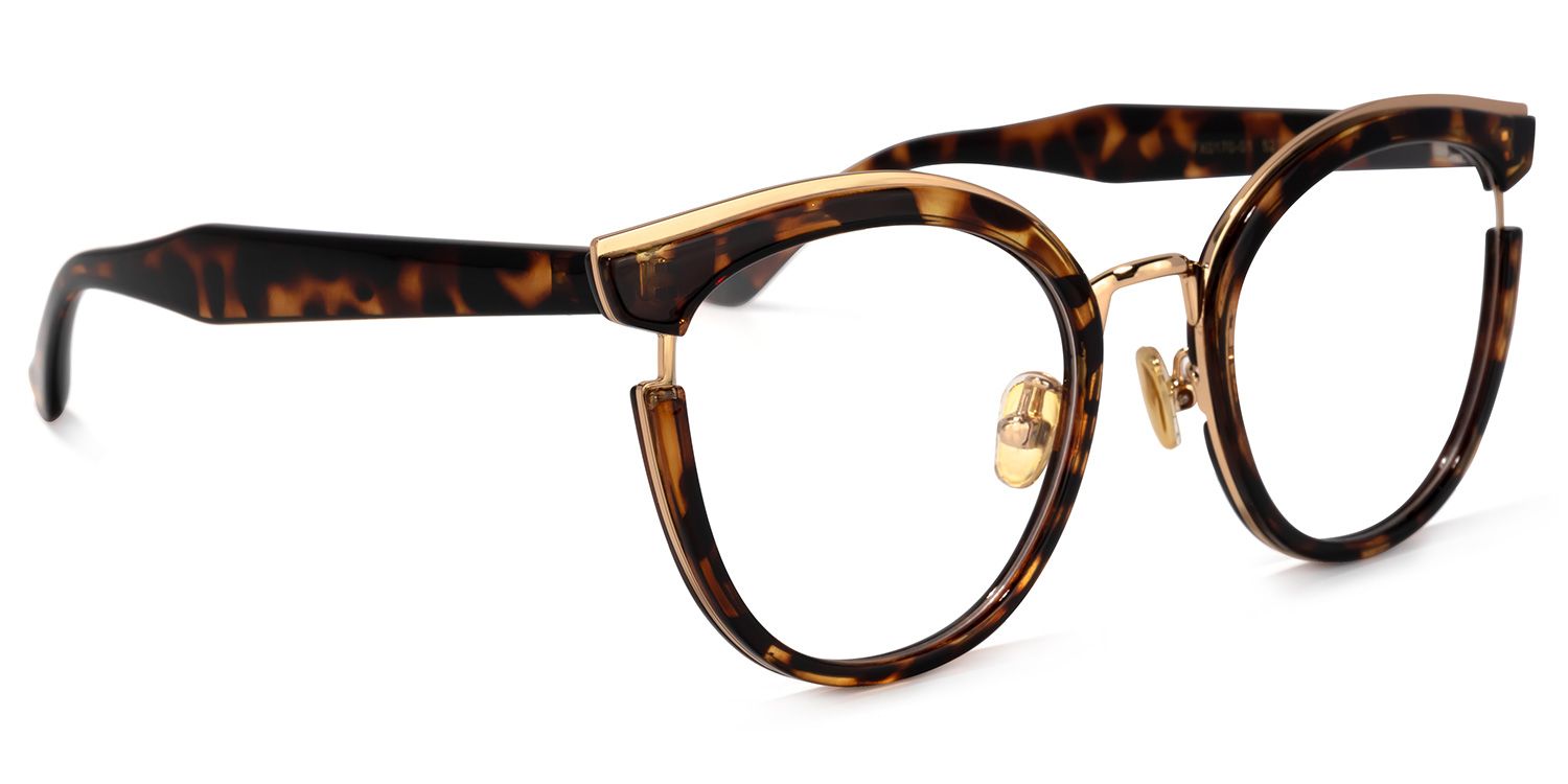 Laraine Cat Eye Tortoise Frame Glasses | ZEELOOL Canada2