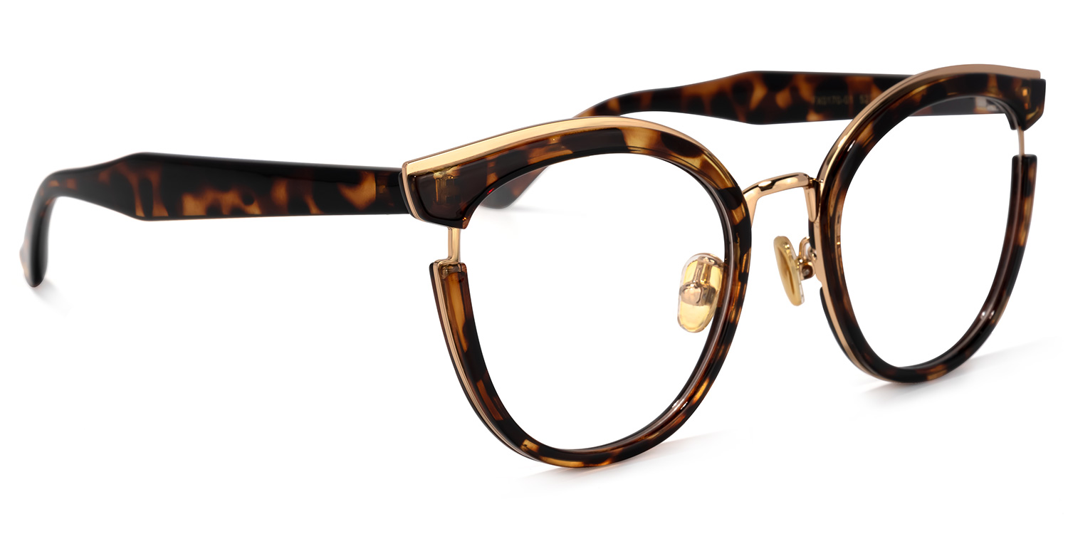 Laraine Cat Eye Tortoise Frame Glasses | ZEELOOL Canada2