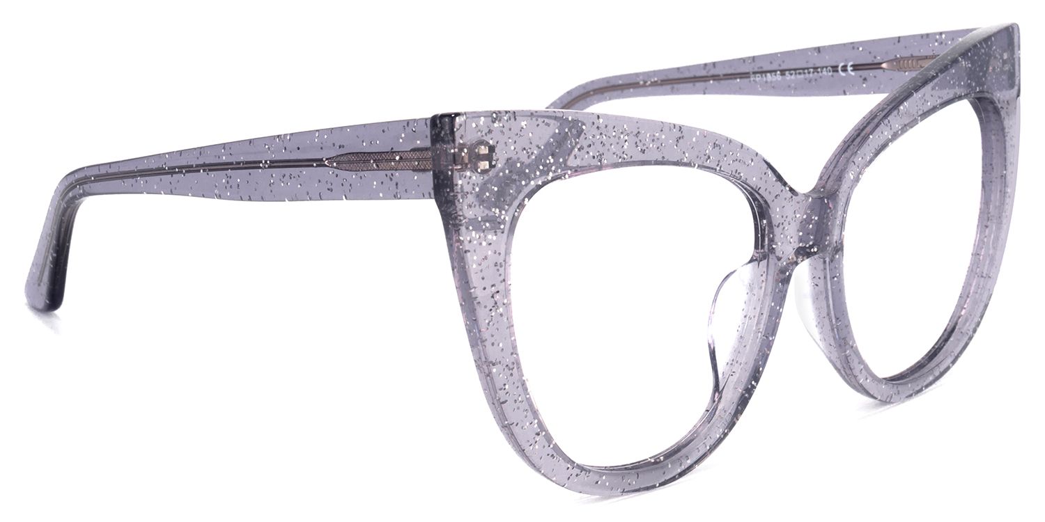 Trenton Cateye Gray Glasses | ZEELOOL Canada2