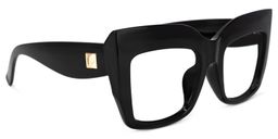 Alberta Cat Eye Black Glasses2