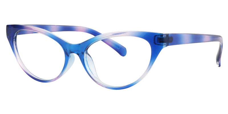 Cateye Blue Reading Glasses | ZEELOOL Canada2