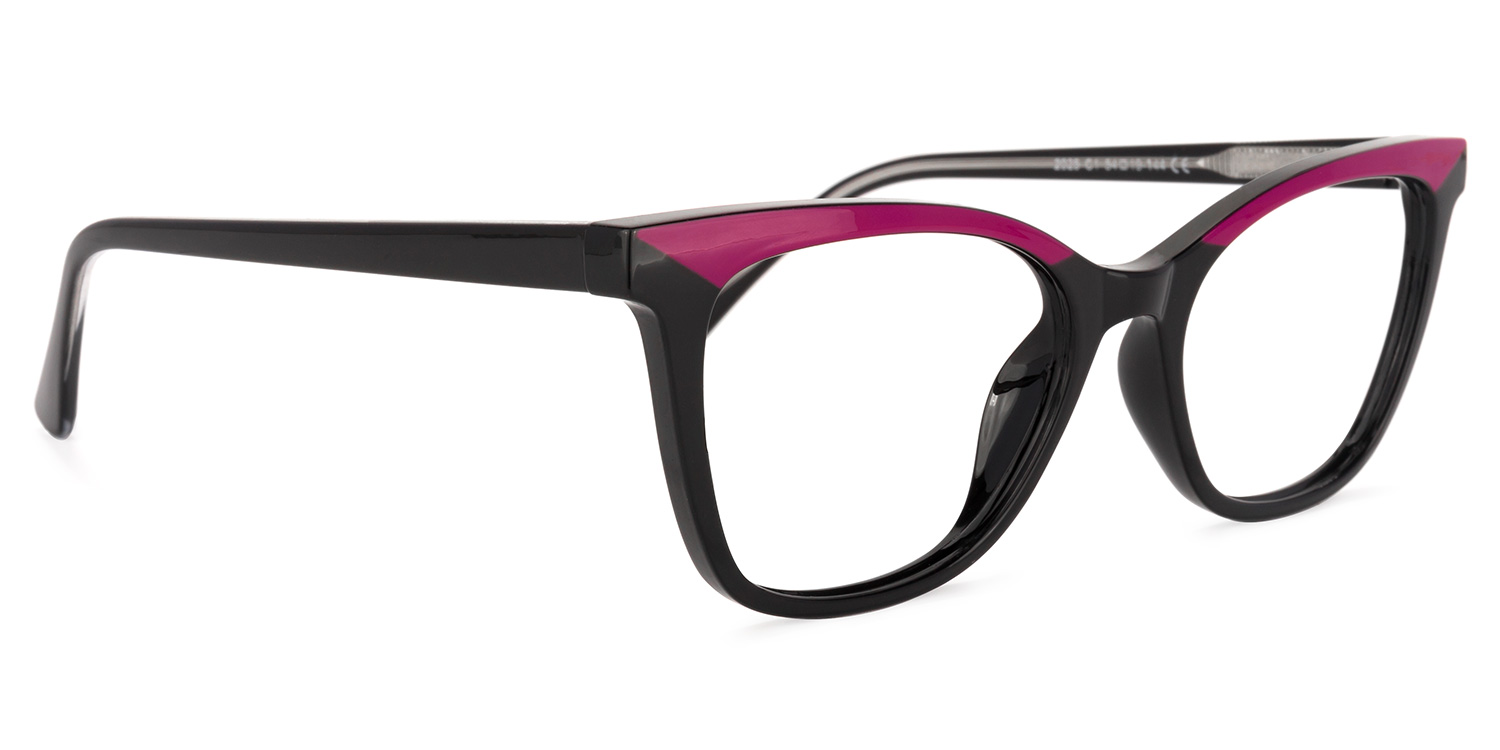 Graham Square Black Glasses | ZEELOOL Canada2