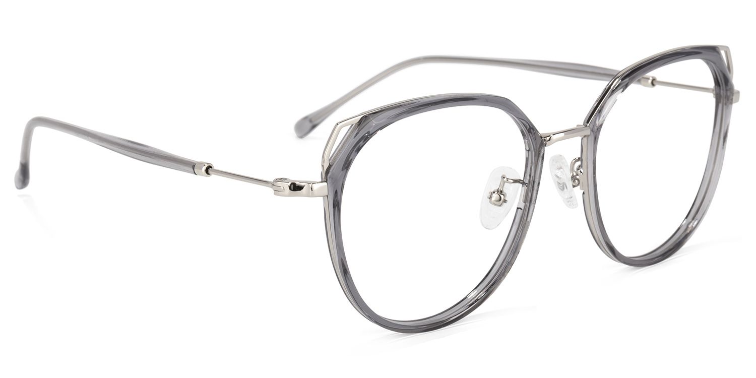 Ofelia Cateye Gray Glasses | ZEELOOL Canada2