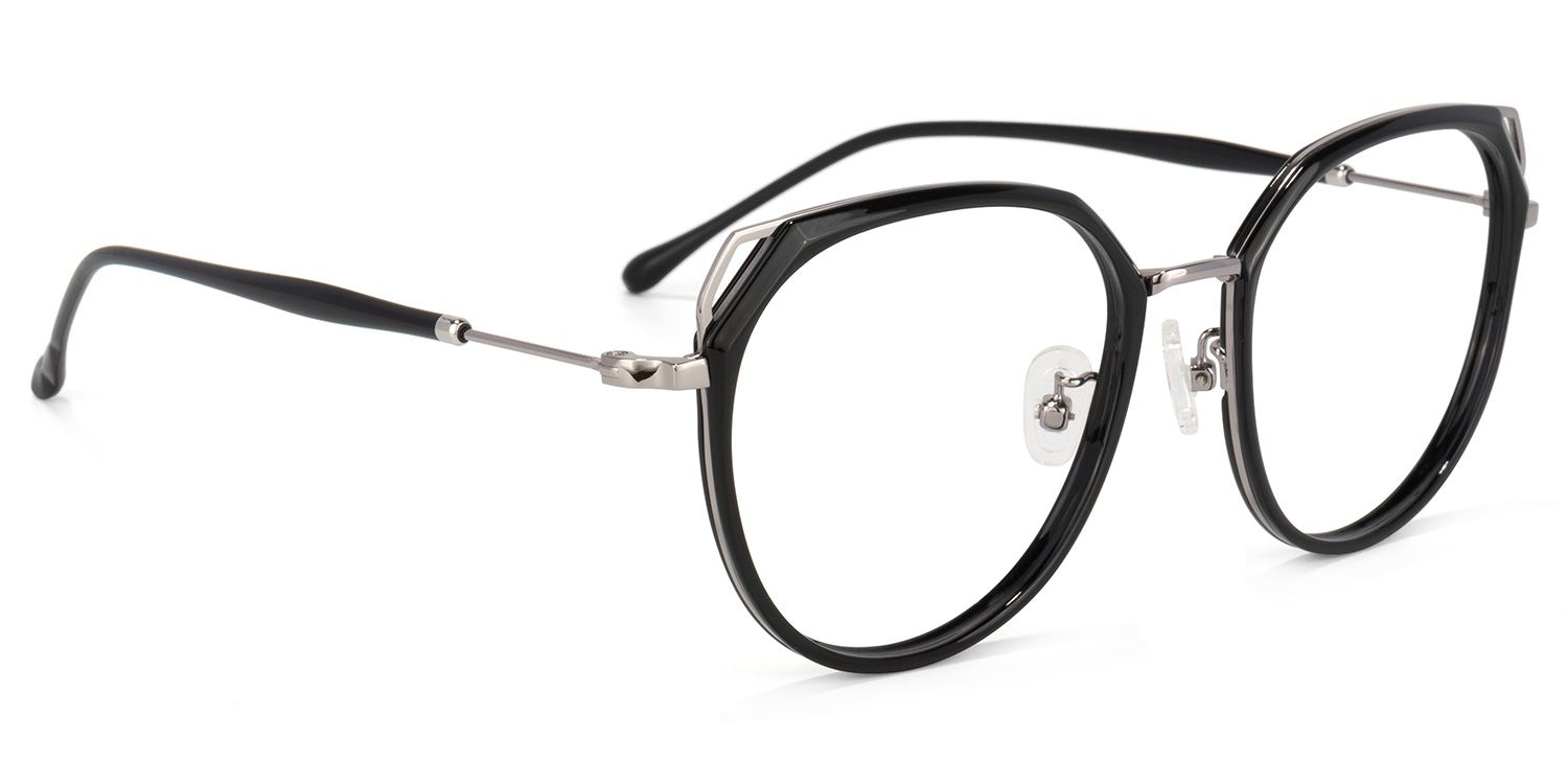 Ofelia Cateye Black Glasses | ZEELOOL Canada2