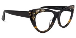 Pamela Cateye Tortoise-Gold Glasses2