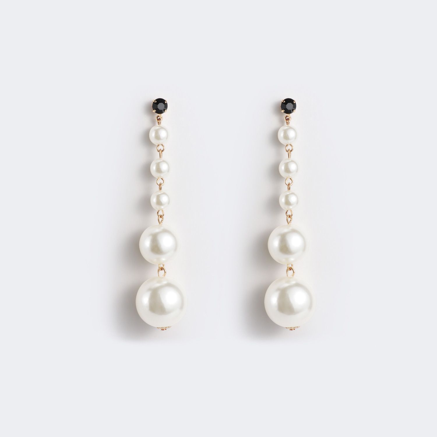 Vintage Elegant White Pearl Earrings  | ZEELOOL Canada2