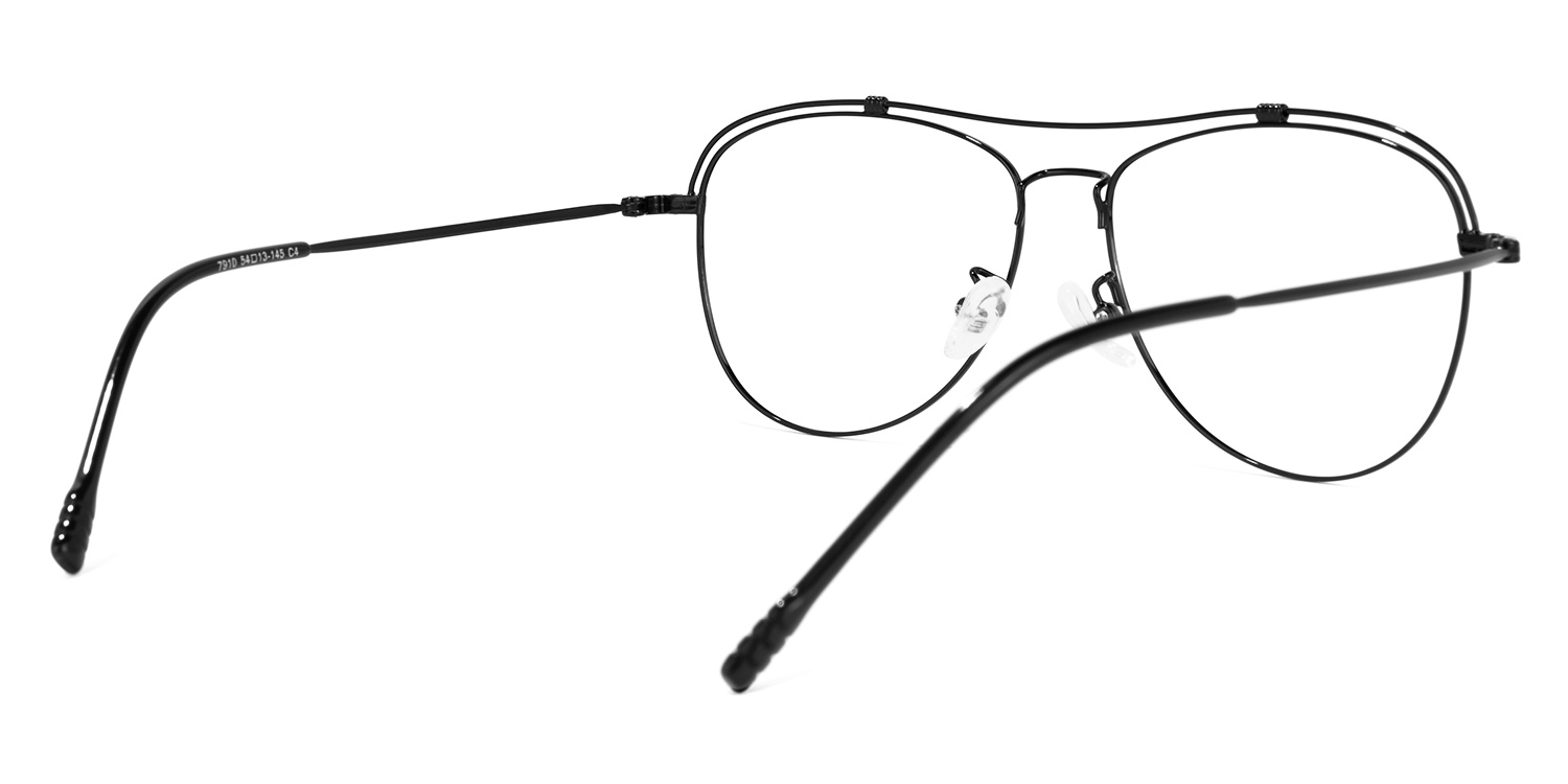 Terica Aviator Black Glasses | ZEELOOL Canada3