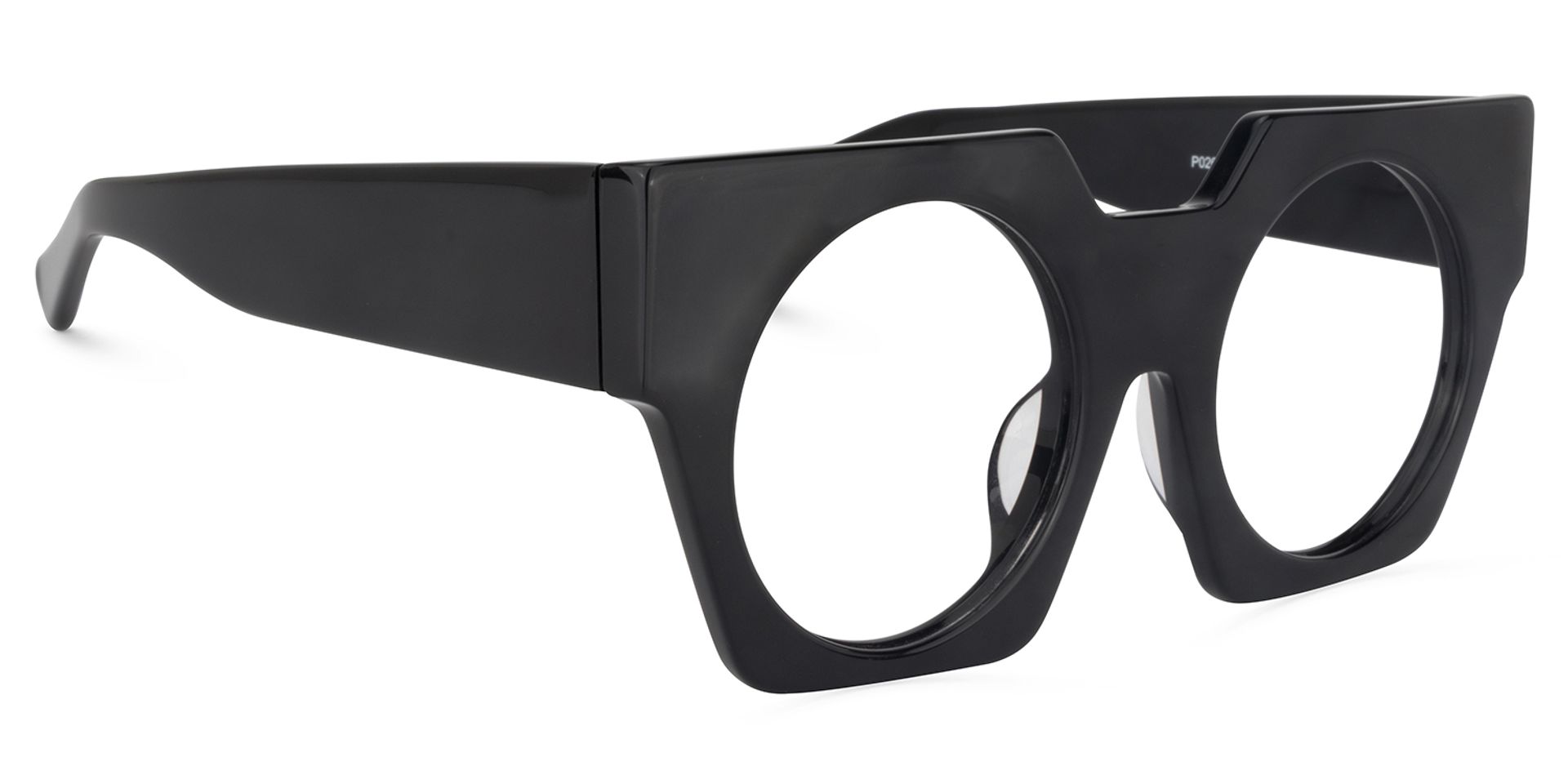Geometric Black Glasses | ZEELOOL Canada1