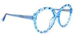 Lila Round Light-Blue Glasses2