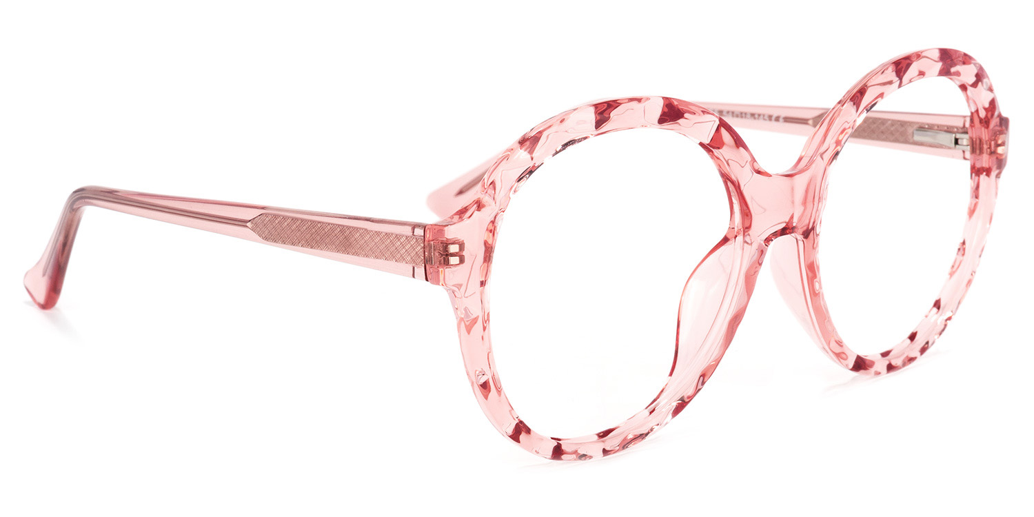 Lila Round Pink Glasses2