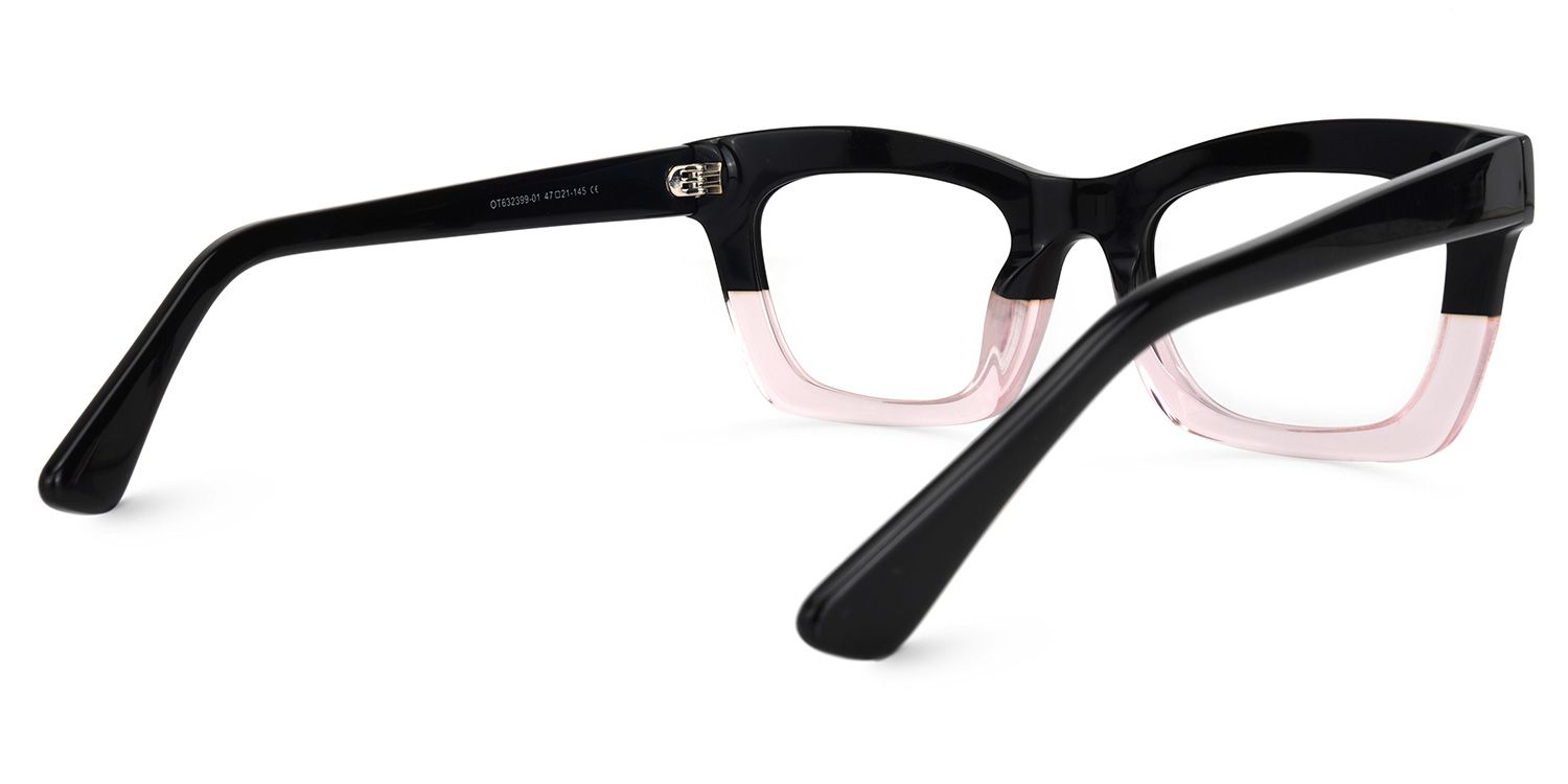 Vargas Square Black-Pink Glasses | ZEELOOL Canada3