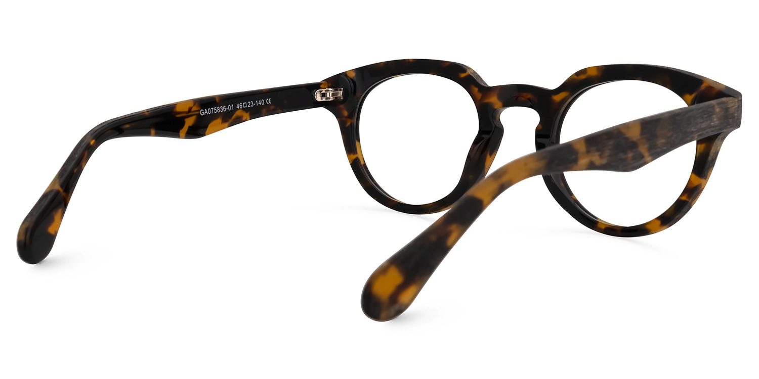 Galmore Round Tortoise Glasses | ZEELOOL Canada3