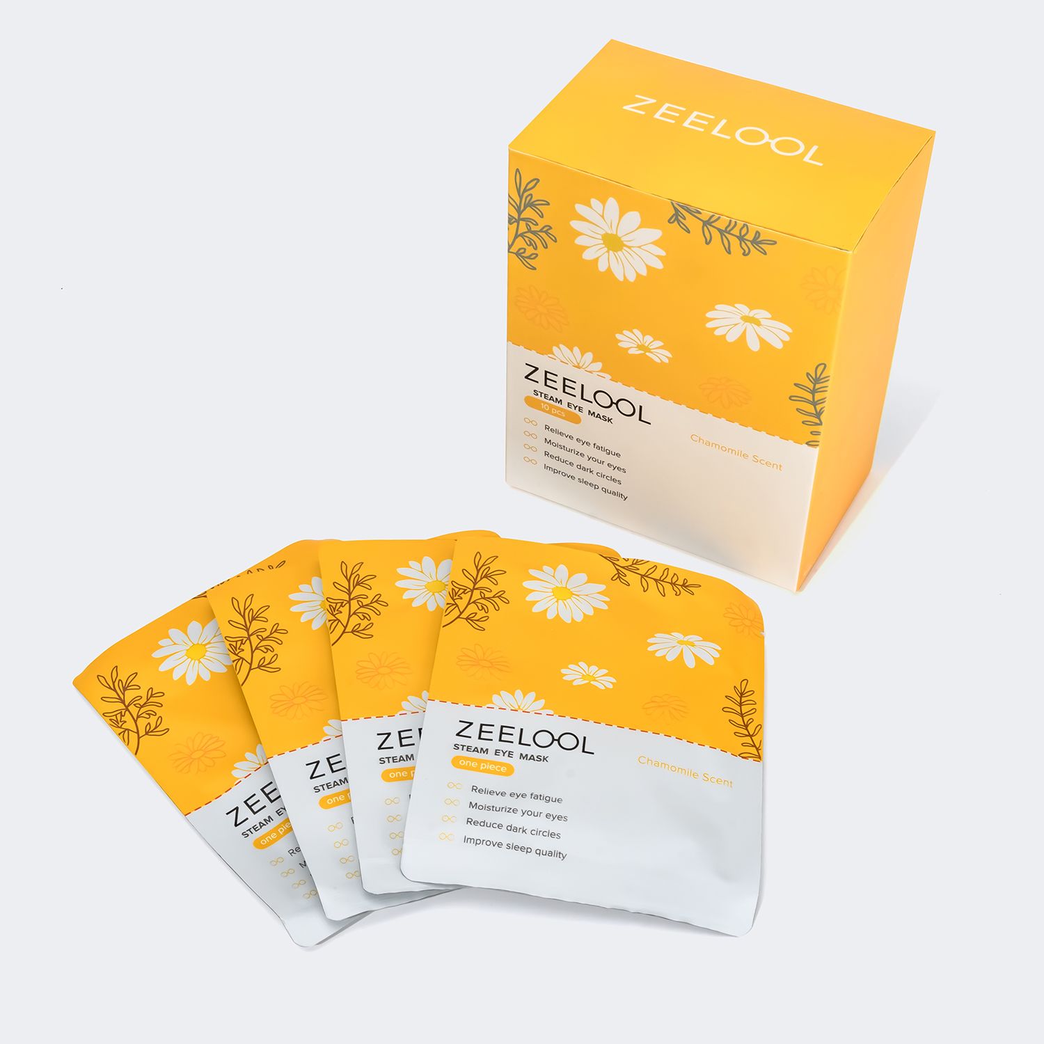 Zeelool Mild Steam Eye Mask Chamomile Scent 10 count | ZEELOOL Canada0