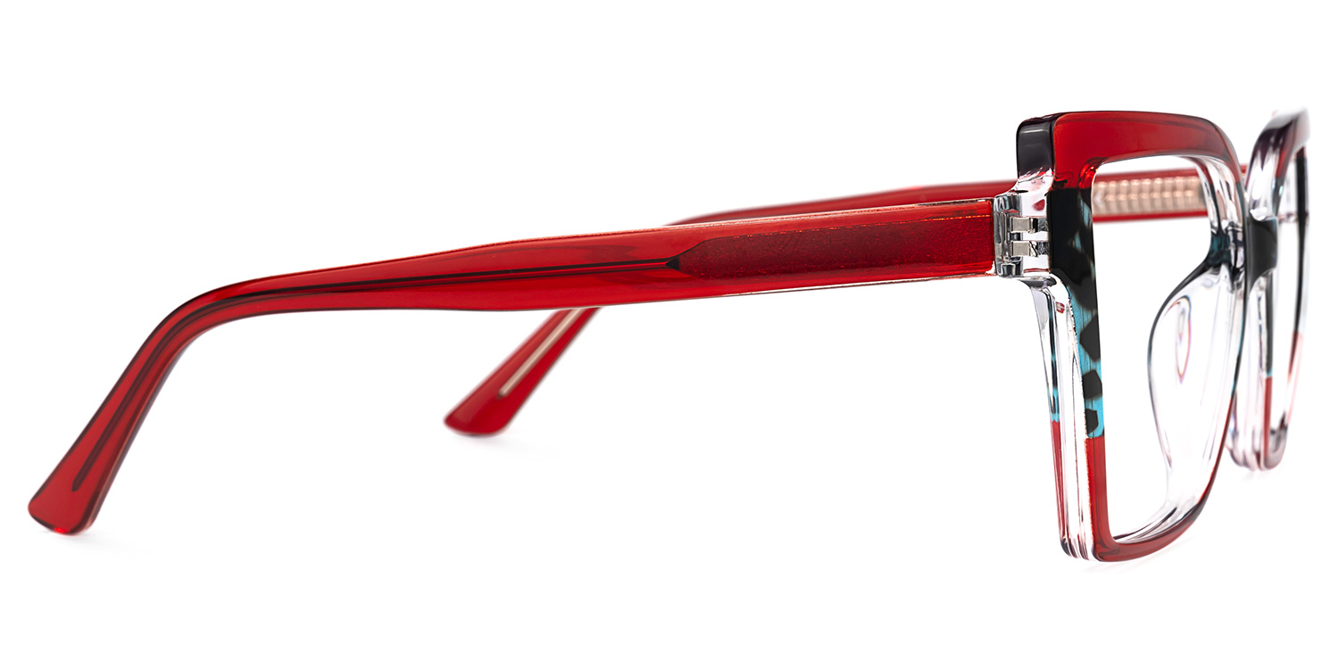 Lonnie Butterfly Red Glasses | ZEELOOL Canada2