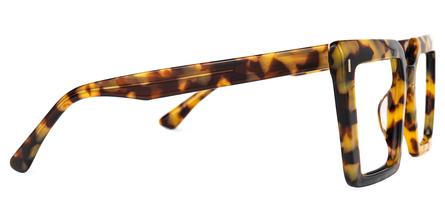 Nelisa Square Tortoise Glasses | ZEELOOL Canada3