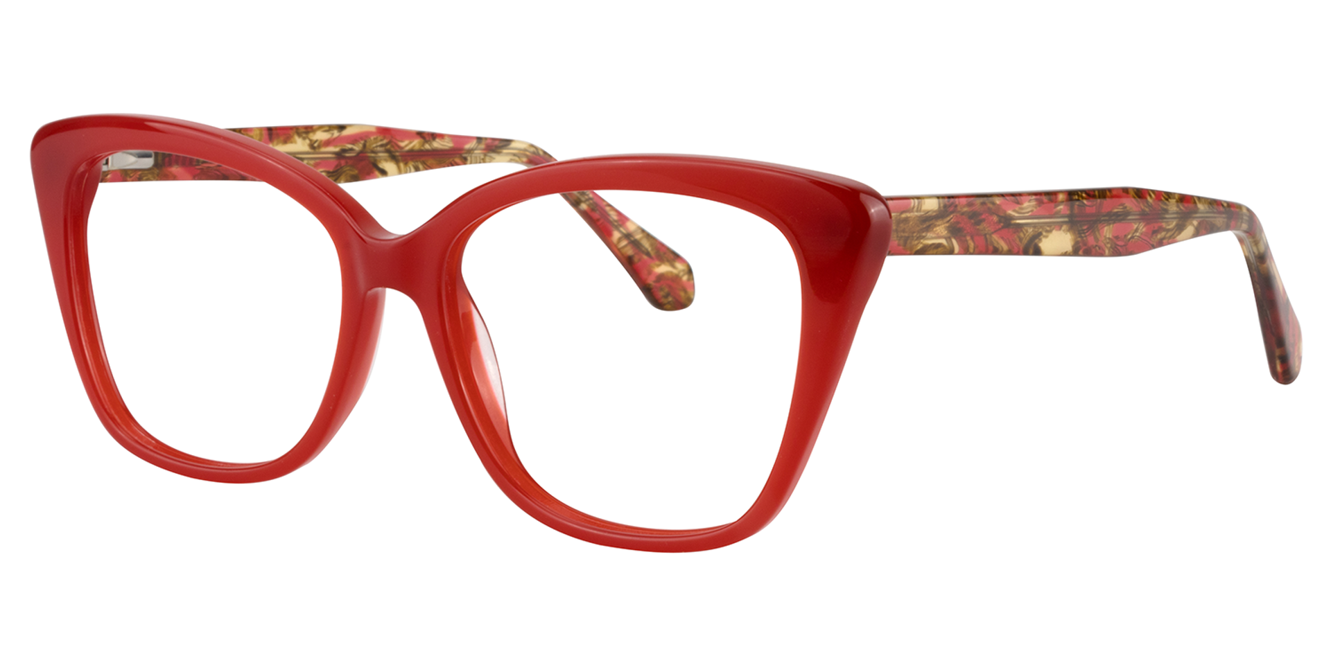 Square Red Glasses | ZEELOOL Canada3