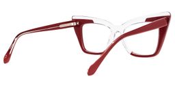 Mindya Cateye Red Glasses3
