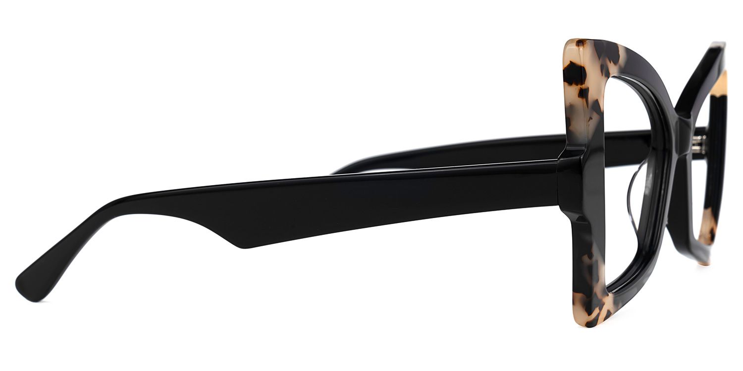 Joanie Geometric Black Glasses | ZEELOOL Canada2