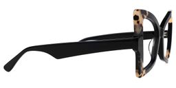 Joanie Geometric Black Glasses2
